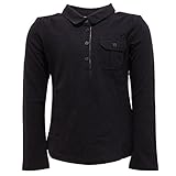  BURBERRY 6424I Polo Camicia Baby for Girl Dark Blu Manica Lunga [6 ANNI]