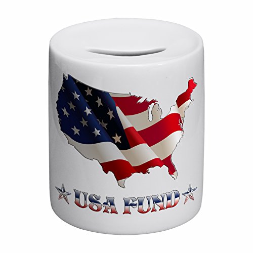 USA Fund Novelty Ceramic Money Box