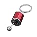 Price comparison product image Winkey Keyrings, Gear Knob Shift Stick Gear Box Metal Key Chain Keyfob Car Keyring Gift (Red)