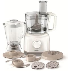 Philips HR7628/00 2 en 1 Robot Daily Blanc et Beige 650 W Bol 2,2 L Blender