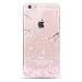 Produktbild iPhone 6 Hülle Case, iPhone 6S Schutz Case , Hoch Transparentes Flexibles Silikon TPU Schützender Fall, Nettes und Fantasie-Muster Etui für Apple iPhone 6 / 6S - Kirschblüten