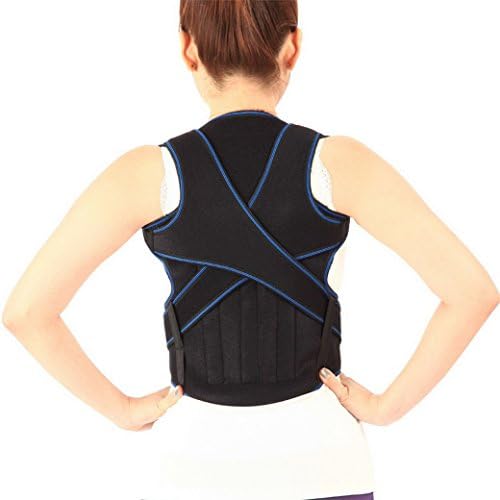 Evedaily Posture Correctors for Women/Men/Kids - Corrective Kyphosis Thoracic Shoulder Back Waist Support Brace,Helps Relieve Neck &amp; Shoulder Pain, Prevents Slouching (XXL(Fit Waist 37.40-41.34"))