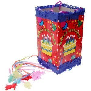 MaRécréation Pinata + 50 jouets : Ballons et balles, Bracelets, Soubidous, cartes ... Piniata Anniversaire