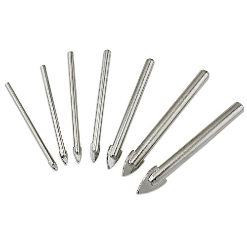 Aussel 7 Stücke Alloy Expert-Keramik-Fliese Bohrerset Spiegel / Glas / Fliesen-Bohrwerkzeug - 3