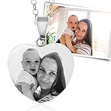 kette mit bildgravur silber ⇒ Geschenk zu unterschiedlichen Anlässen: Valentinstag, Geburtstag, Muttertag, Jahrestag, Verlobung, Hochzeit. Machen Sie Ihrer Freundin, Ehefrau, Mutter oder Tochter eine tolle Überraschung. ♥