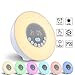 Produktbild H&T Wake-Up Light, Wake-Up Light Sonnenaufgang Wecker Radio Schlummerfunktion Und Nachttischlampe 6 Natürliche Geräusche Geeignet Für Wohnzimmer, Büro, Schlafzimmer