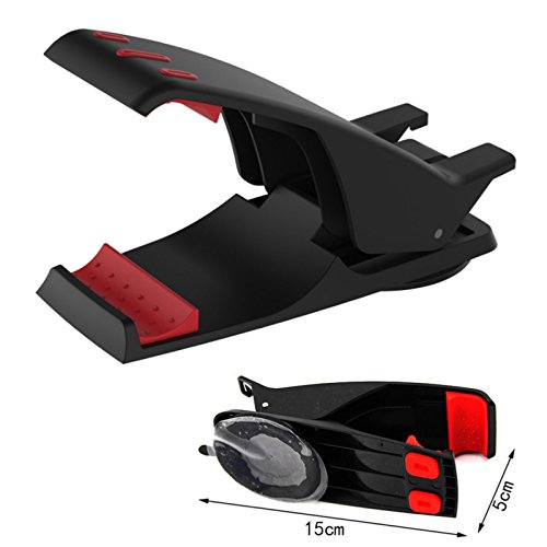 Reusious Universal Car Mount - Soporte para tablero de instrumentos de parabrisas de estilo boca de hipopótamo para teléfonos inteligentes