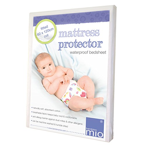 Bambino Mio, Fitted Mattress Protector/Bed Sheet, Cot 60 x 120cm