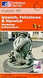 Carte de randonnée : Ipswich - Felixstowe - Harwich Carte de randonnée : Ipswich - Felixstowe - Harwich