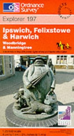 Télécharger Carte de randonnée : Ipswich - Felixstowe - Harwich Gratuit