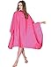 WM Beauty 50'' x 58'' Professional Water Repellent Adjustable Hair Salon Cape with Snaps Closure, Pink