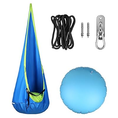 INTEY Hamac Siège Suspendu pour Enfant Fauteuil Suspendu Gonflable Balançoire Chaise Nid Enfant