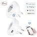 Produktbild Smart Plug Mit USB, Belpink Wireless Wifi Fernbedienung Steckdose, keine Hub Erforderlich, Timing-Funktion, (Funktioniert mit Amazon Alexa [ IFTTT ] und Google Home, mit App Steuerung überall und zu jeder Zeit) Weiß (2 packs)