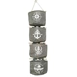 Fieans Wand haengenden/Navy Wind Hanging Storage Bag/Haengende Kombination/Wand Haengenden Tasche Wand Utensilo Wandaufbewahrung Tasche-Grau - 2
