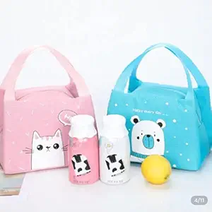 Jumix Small Lunch Bag for Women, Insulated Leak-Proof Lunch Bag, Little Daisy Lunch Box for Girls, Men, Children & Adult Picnic/Work/School Lunch Bag || Multicolor