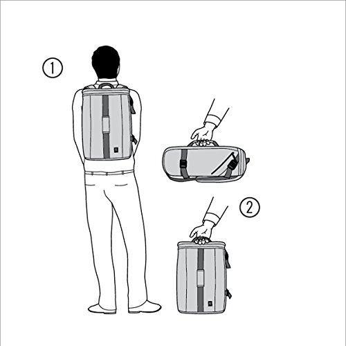 Crumpler Track Jack Barrel Backpack TJBRBP-001 Reise Rucksack mit 15  Laptop- und 9 7 Tablet-Fach schwarz