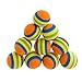 Produktbild LLLucky 10 Stücke Regenbogen Pet Balls Eva Weiche Rollende Kugel, Training, Kauen & Kinderkrankheiten Hunde Katze Bouncy Ball Spielzeug Orange
