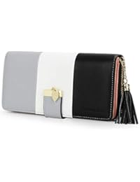 Pomelo Best Damen Geldb&ouml;rse Mehrfarbig gestreift Portmonee