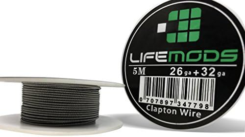LifeMods Kanthal A1 Type Clapton Wire Spool AWG 32 / 26 gauge 5 Meters /roll