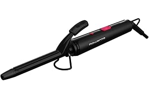 ‎ROWENTA Rowenta Lockenstab, 16 mm, feste und üppige Locken voller Dynamik, Keramikbeschichtung, sanfte Wärme, kühle Spitze, 360°-Drehkabel für Bewegungsfreiheit, sicherer Gebrauch, schwarz/pink, CF2119