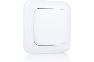 Smartwares 10.037.12 Smarthome Wireless Wall Switch Indoor Transmitter with SH5-TSW-A Battery, White