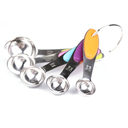 10-teiliges set Messbecher Messlöffel Edelstahl Measure Dry And Liquid Ingredients - 3
