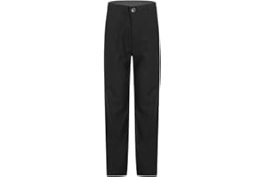 ranrann Pantaloni da Bambino Stile Casual vestibilità Larga Pantaloni a Gamba Dritta con Tasche Elegante Pantaloni Ragazzo Regular