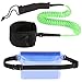 Produktbild Zacro Surfboard Leash 7mm 10 Füße TPU Paddle Leash mit wasserdichte Tasche für Geld Smartphones