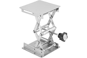 COCOARM Plataforma elevadora, Soporte de Tijera práctico anticorrosión de Acero Inoxidable para experimentos de física