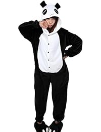 Aivtalk - Franela Onesies Pijamas Adulto Unisex Costume Disfraces de Animales con Capucha Divertido Para Carnaval Halloween Navidad Ropa de Dormir Cosplay Disfraces Homewear Talla S / M / L / XL