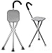 Produktbild G&M Walking Cane Sitz Folding Stick Stuhl Medizinische Portable Tri-pod Stuhl Leicht