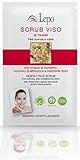  Lepo - Scrub Viso al Muesli con Crusca de trigo, Nogal de albaricoque y Almendras Dulces 15 ml, esfogliante, natural, delicada, piel normal, mixtas.
