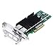 Produktbild H!Fiber.com 10Gbit PCIE Netzwerkkarte für Intel X540-T2-X540-Chip, Zwei RJ45-Kupferports, 10Gbit PCI Express-X8 LAN Netzwerkadapter für Windows Server, Linux, PC, VMware ESX, MEHRWEG