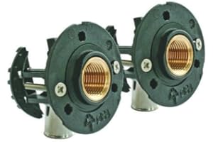 SOMATHERM FOR YOU - Système de fixation de robinetterie Douche ou Bain/Douche pour tube PER de diamètre 16 - Kit complet avec raccords à Sertir F15/21 - Le plus résistant du marché -Fabriqué en France