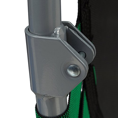 Relaxdays Trampolin Kinder, Faltbar, Max. Personengewicht: 45 kg, HxBxT: 22 x 91 x 91 cm, blau-schwarz - 3