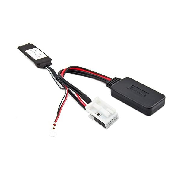 Watermark WM-BT07 Bluetooth Adapter für VW Golf Polo Passat Touran, Audi A3 A4 A6, SEAT Leon Altea, Skoda Fabia Octavia ab 2004 MP3 Musik-Streaming Bluetooth-Nachrüstung Kfz USB-Adapter – Bild 3