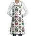 Produktbild Christmas Holiday Winter Penguins Grill Aprons Kitchen Chef Bib - Professional for BBQ Baking Cooking for Men Women Pockets waist apron