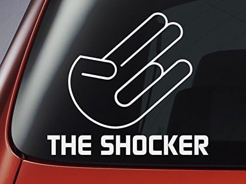 Level 33 LtdFunny Car Vinyl Decal - THE SHOCKER - Car, Window, Wall, Laptop Sticker