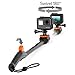 Price comparison product image Spivo 360, New 20 Inch Waterproof Swivel Selfie Stick for GoPro Cameras and Smartphones. The Only Rotating Pole to Capture Your Adventures From Every Angle (Waterproof, 2nd Generation, Black)