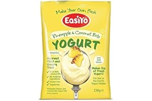 Easiyo Pineapple & Coconut with Bits Premium Yoghurt Mix 230g (Pack of 2)