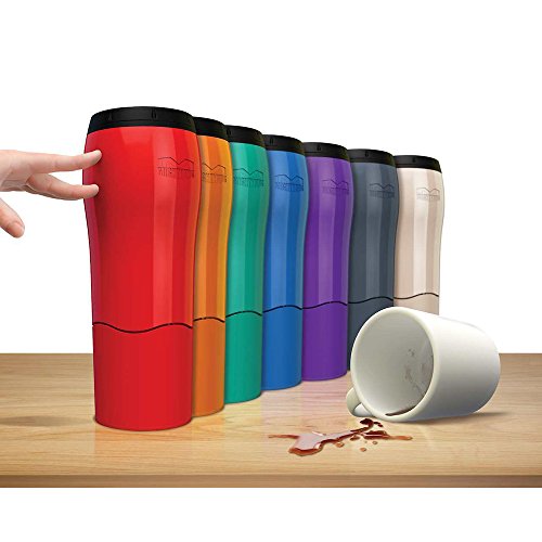 mighty mug MM1531 To Go Standfester Henkel Thermobecher für unterwegs, schwarz - 3