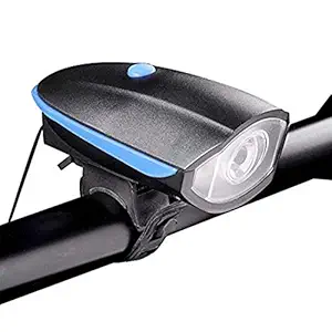 JAITY Bicycle Horn Lights, Battery Bike Horn and Light, 140 DB / 250 Lumen AAA Battery Required (Battery Not Included)