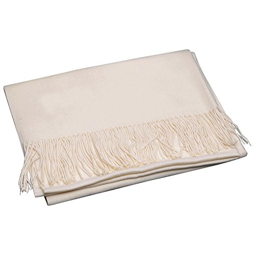 Best World 4 YuWomens Winter Shawls Warm Casual Scarf Solid Pashmina Tassel Style Stoles for Wedding Party