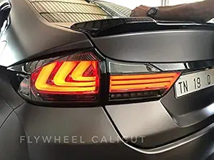 AUTOFLAME HondaCity 2014-2019 LEXUS Styled Tail Lamp Smoke Imported one,set of 2pcs