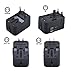 Produktbild Weltweiter Reiseadapter (UK, EU, AU, US Stecker) mit Dual USB Ladegerät. Internationale Steckdosen für 150 Länder