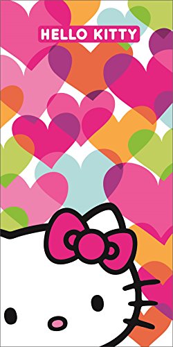 Hello Kitty Badetuch Strandtuch 75 x 150 cm "Love" 100% Baumwolle