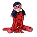 Produktbild Cosfun Mädchen Halloween Cartoon Miraculous Ladybug Marienkäfer Hüfthalter mit Päckchen Party Cosplay Kostüm Kinder und Erwachsene verfügbar