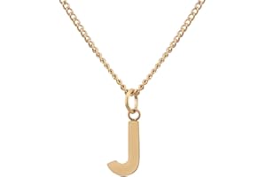 GD GOOD.designs EST. 2015 Cadena con letras de oro de 18 quilates - Cadena de oro para señoras con colgante de la A a la Z Cadena de letras iniciales