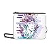 Produktbild WOCNEMP Black Pottery Ancient Greek Mythology Pattern Benutzerdefinierte hochwertige Nylon Slim Clutch Crossbody Tasche Umhängetasche