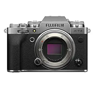 Fujifilm X-T4 Mirrorless Digital Camera (Body Only, Silver)